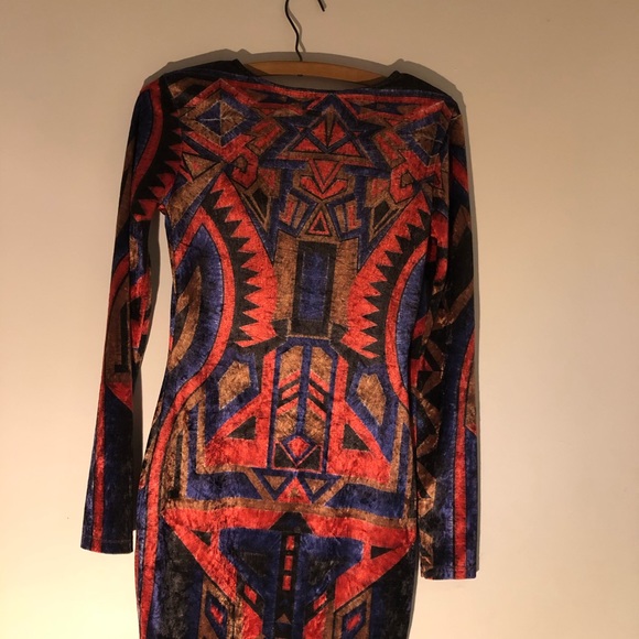 Tribal print mini dress. - Picture 6 of 6